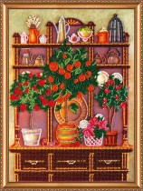 Набор для вышивки бисером на холсте «Столовый буфет"»