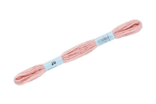 Нитки для вышивания " Gamma" декоративные " МУЛИНЕ Cloud" 100% полиэстер 6 м №20 св. гр. розовый