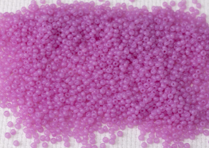 Бисер Чехия круглый 10/0 50г 02192 розовый