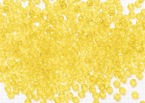 Бисер Чехия круглый 08/0 50 г 80010h прозрачный желтый квадратное отверстие