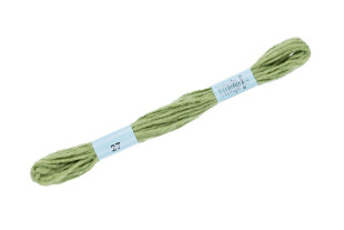 Нитки для вышивания " Gamma" декоративные " МУЛИНЕ Cloud" 100% полиэстер 6 м №27 зеленый