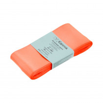 Лента атласная 50 мм ( 2 ") "Gamma" ФАСОВКА 5.4 м №125 красно-оранжевый